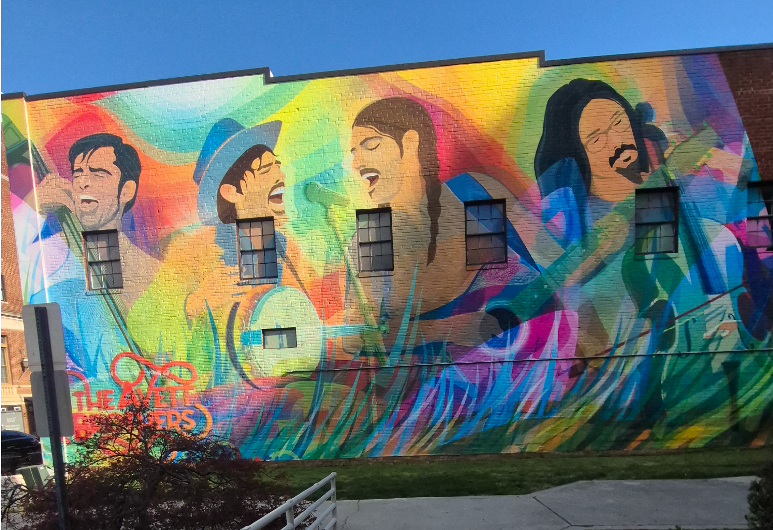 The Avett Brothers Mural