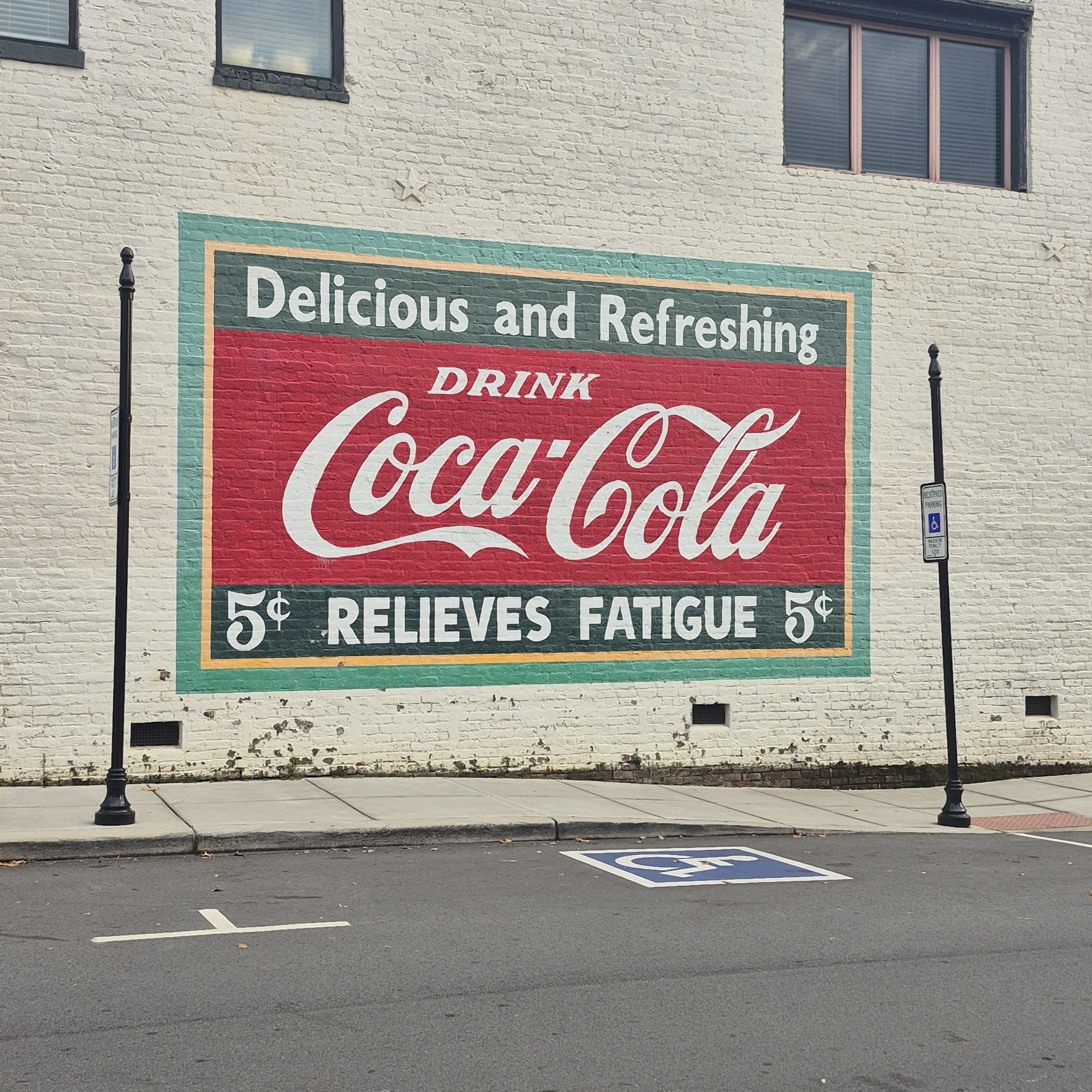 Coca-Cola mural Barbrick Ave Concord NC