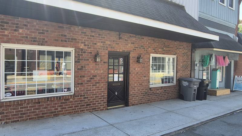 Cannon Honey Mill storefront Cabarrus Ave