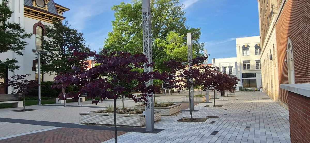 Old Courthouse Theatre area Spring Street downtown Concord NC
