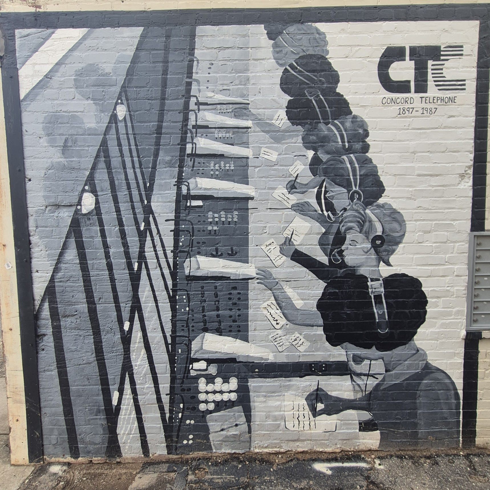 CTC alley mural downtown Concord NC