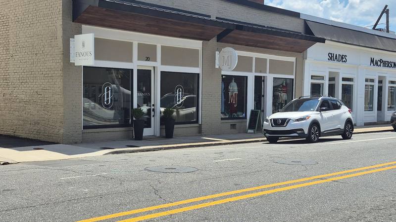 Fanous Mary Jane storefront Cabarrus Ave downtown Concord NC