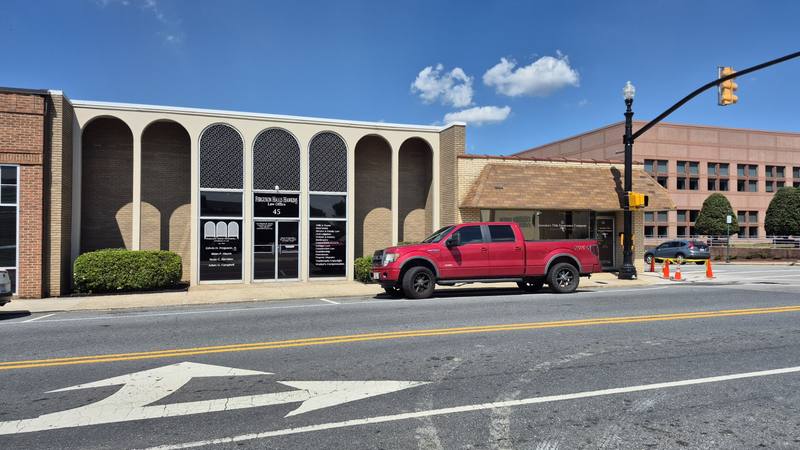 Ferguson Hayes Investors Church Means corner downtown Concord NC