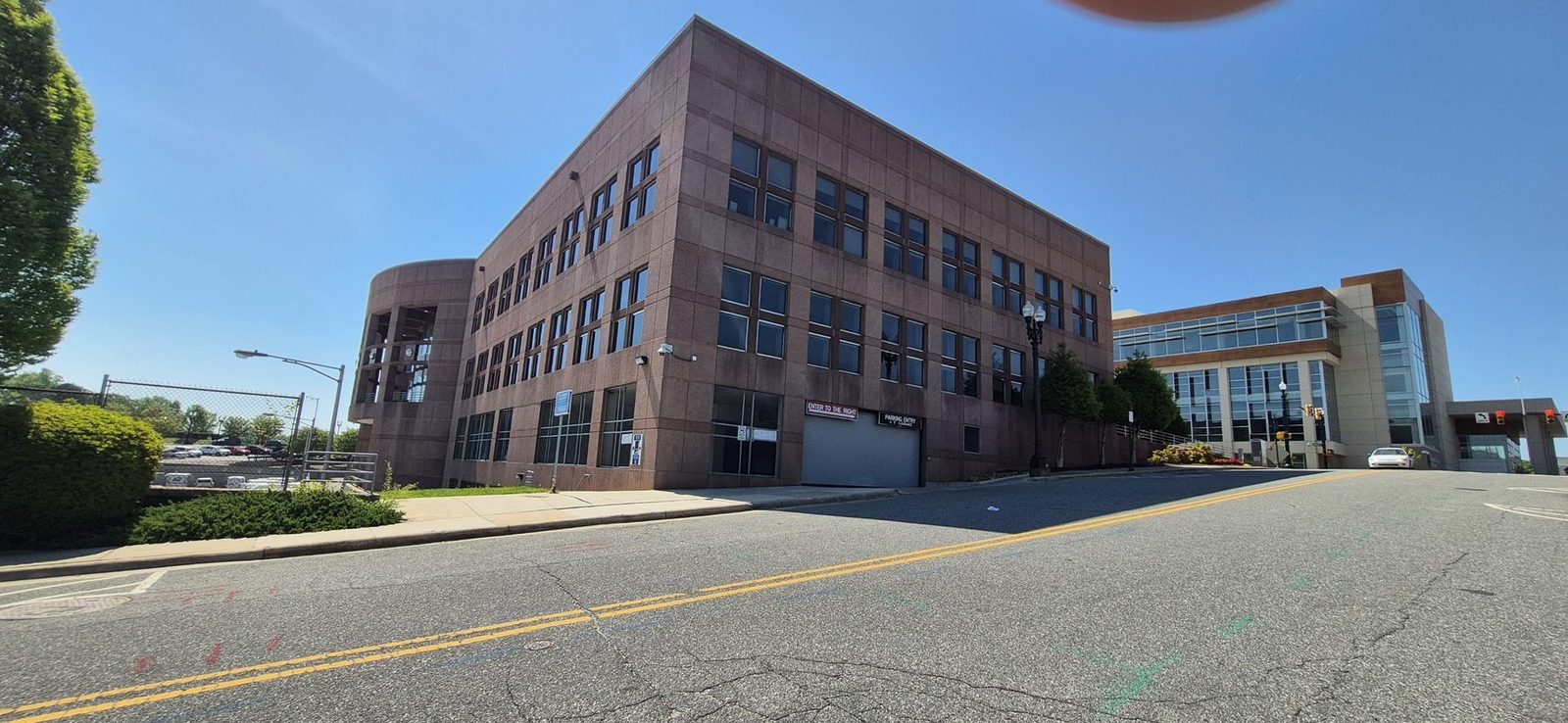 Cabarrus County government building parking Means Ave SE Concord NC