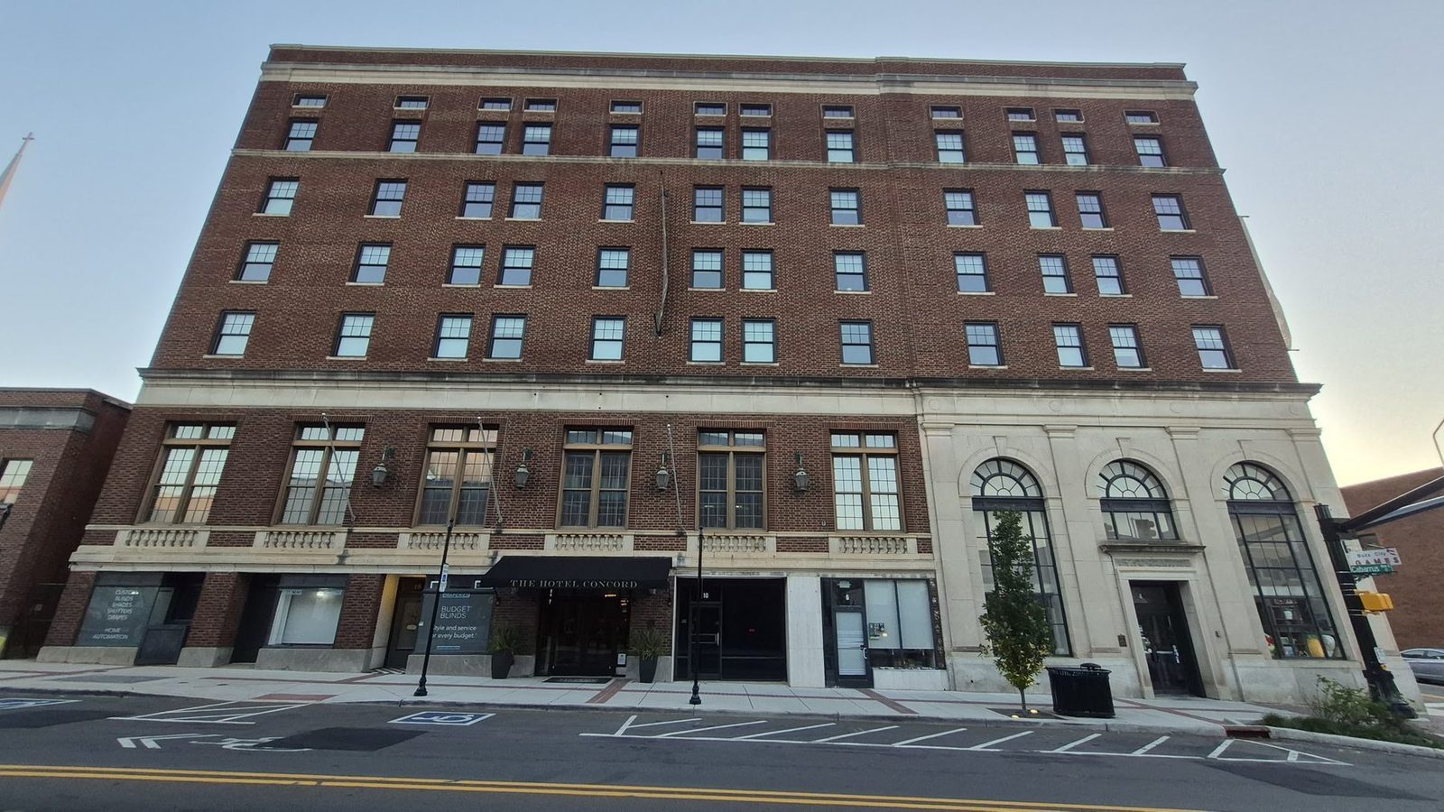 Hotel Concord storefront 14 Union St N Concord NC