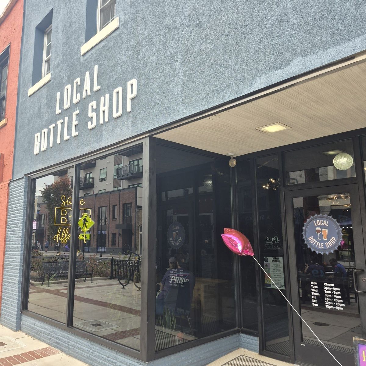 Local bottle shop downtown Concord NC