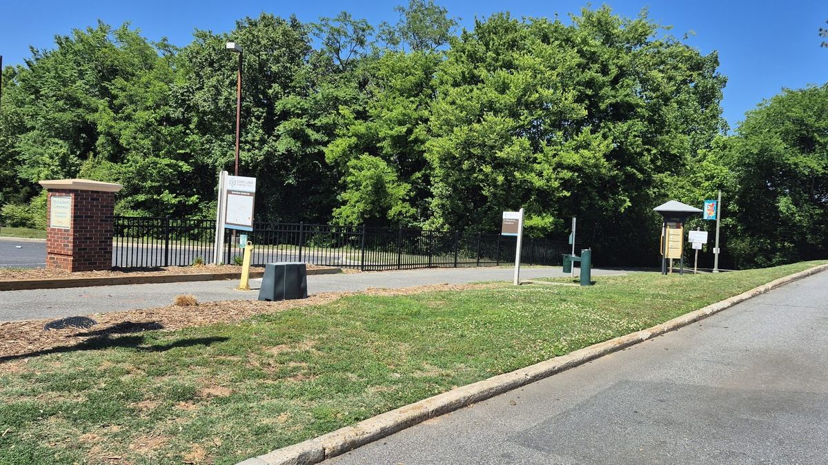 Harold B McEachern Greenway entrance Carolina Thread Trail