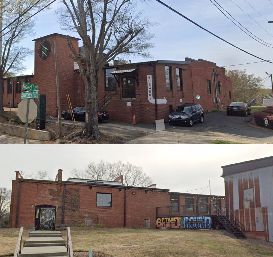 Southern Strain Brewing and Eatery storefront 165 Brumley Ave NE downtown Concord NC