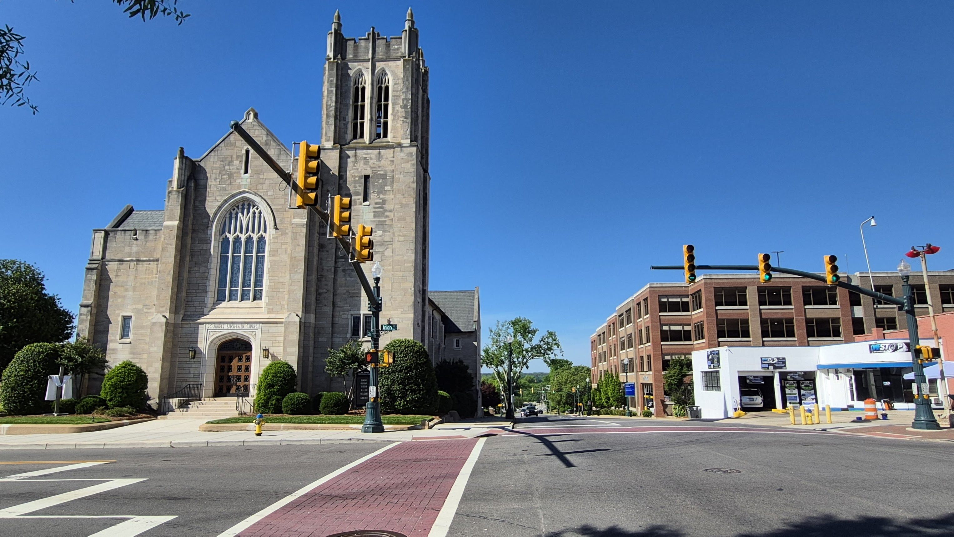 St James Spring Street parking Concord NC