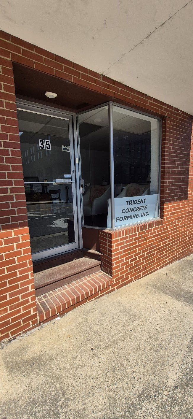 Trident Concrete storefront Means Ave SE Concord NC