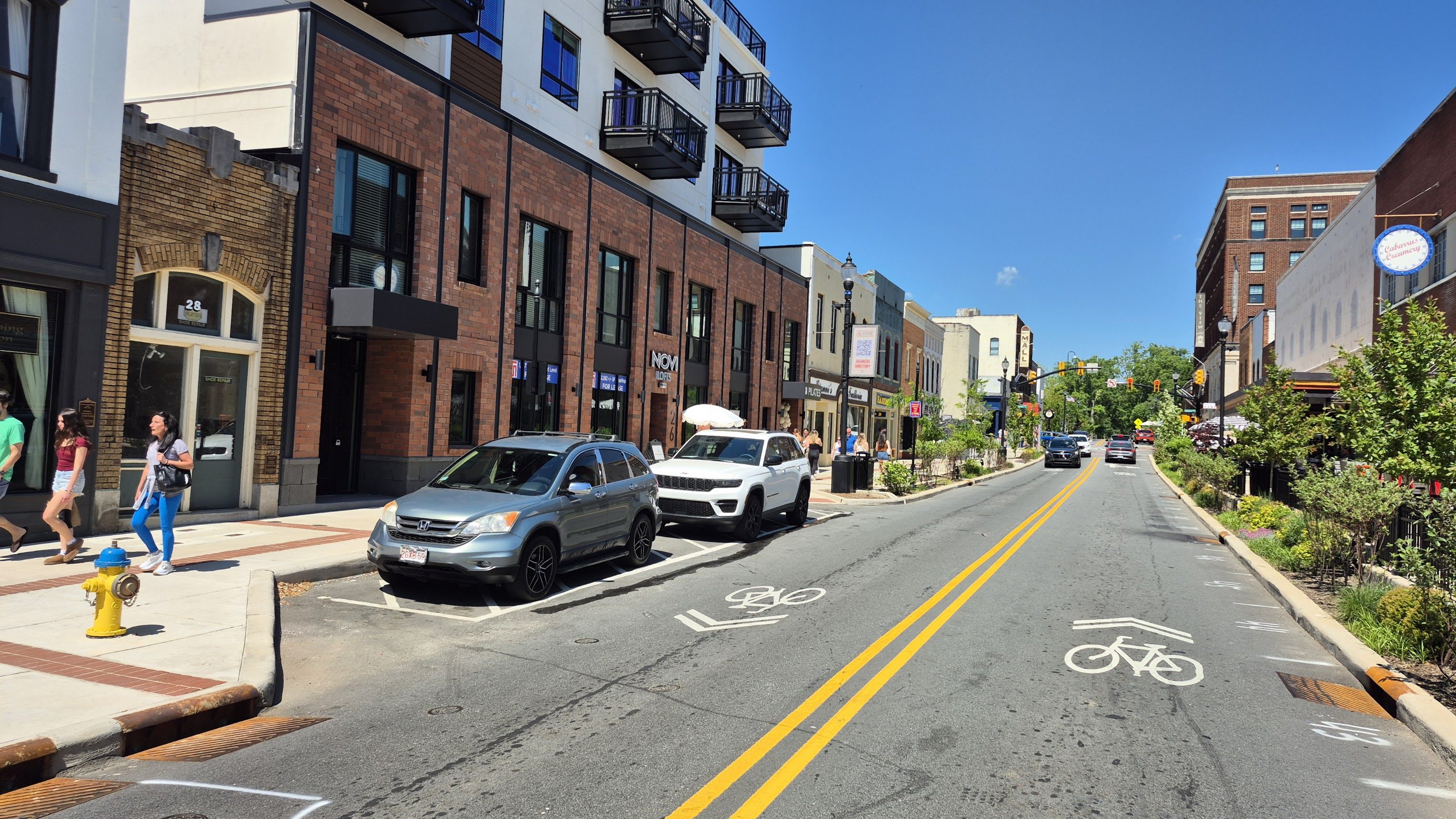 Union Street north Concord NC